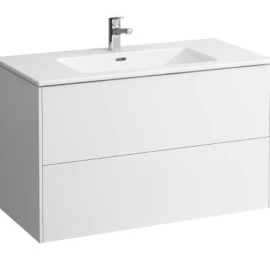 Spintelė su praustuvu Laufen Pro S 100x50 cm, balta matinė H8649622601041