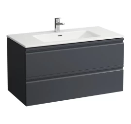 Spintelė su praustuvu Laufen Pro S 100x50 cm, grafitas H8619654801041
