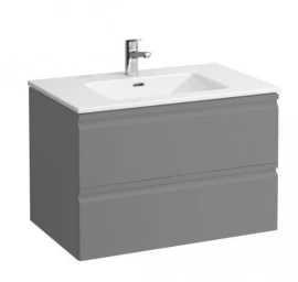Spintelė su praustuvu Laufen Pro S 120x50 cm, grafito H8619674801041