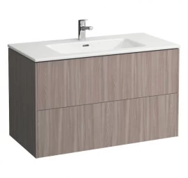 Spintelė su praustuvu Laufen Pro S 60 cm, šviesi guoba H8649602621041