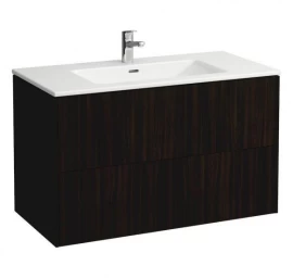 Spintelė su praustuvu Laufen Pro S 60 cm, tamsi guoba H8649602631041
