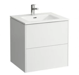 Spintelė su praustuvu Laufen Pro S 60x50 cm, balta blizgi H8649602611041