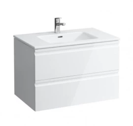 Spintelė su praustuvu Laufen Pro S 80 cm, balta H8619634631041