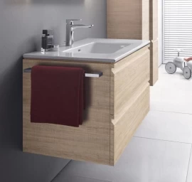 Spintelė su praustuvu Laufen Pro S 80x50 cm, ąžuolo sp. H8619634791041
