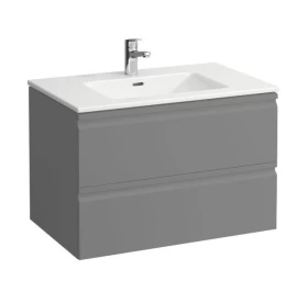 Spintelė su praustuvu Laufen Pro S 80x50 cm, grafitas H8619634801041