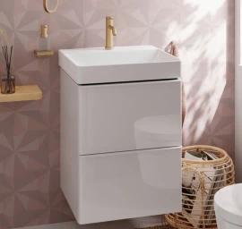 Spintelės korpusas Hansgrohe Xelu Q 48x47,5 cm, balta blizgi, 54019000