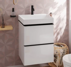 Spintelės korpusas Hansgrohe Xelu Q 48x47,5 cm, balta blizgi, 54019670