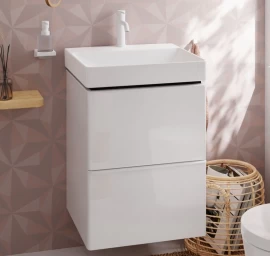 Spintelės korpusas Hansgrohe Xelu Q 48x47,5 cm, balta blizgi, 54019700