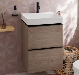 Spintelės korpusas Hansgrohe Xelu Q 48x47,5 cm, natūralaus ąžuolo, 54021670
