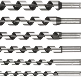 Spiralinių grąžtų rinkinys medžiui | 230 mm | 10-20mm | 6 vnt. (22465)