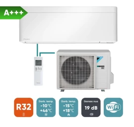 Split oro kondicionierius (oras–oras šilumos siurblys) Daikin Stylish (komplektas), baltas