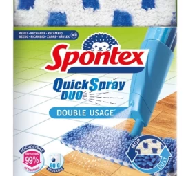 spontex Quick Spray Duo Mikropluošto šluostės Papildymas, 2 Vnt.