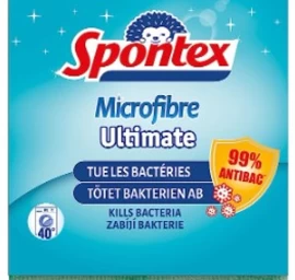spontex Ultimate Microfiber Cloth 30 Cm X 30 Cm, 1 Vnt.