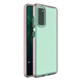 spring Case Gelinis Dėklas Su Spalvotu Rėmeliu, Skirtas samsung Galaxy A02s Eu, šviesiai Rožinės Spalvos spring Case Gelinis Dėklas Su Spalvotu Rėmeliu, Skirtas samsung Galaxy A02s Eu, šviesiai Rožinės Spalvos