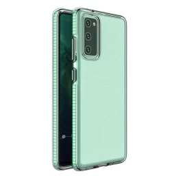 spring Case Gelinis Dėklas Su Spalvotu Rėmeliu, Skirtas samsung Galaxy A72 4g, Mėtų Spalvos spring Case Gelinis Dėklas Su Spalvotu Rėmeliu, Skirtas samsung Galaxy A72 4g, Mėtų Spalvos