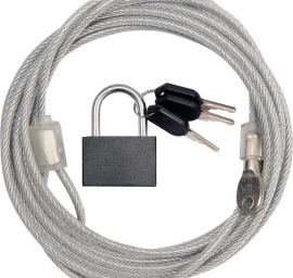 Spyna su plieniniu trosu | 3 m (77815)