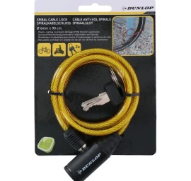 Spyruoklinis Dviračio Laikiklis Su Raktu 0,6x90 Cm Geltonos Spalvos Dunlop