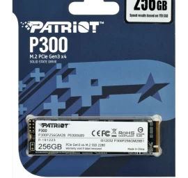 SSD Patriot P300 M.2 PCI-Ex4 NVMe 256GB 1,7GB/s