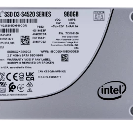 SSD Solidigm (Intel) S4520 960GB SATA 2.5 SSDSC2KB960GZ01 (DWPD up to 3)
