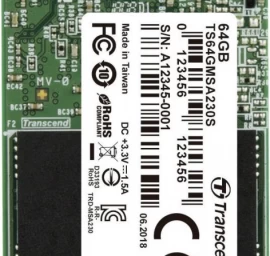 Ssd Transcend Ts64gmsa230s (msata″ /64 Gb )