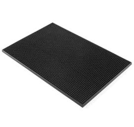 Stačiakampio Formos Guminis Kilimėlis Geriamosioms Stiklinėms 300x150x(h)10mm Hendi 597989