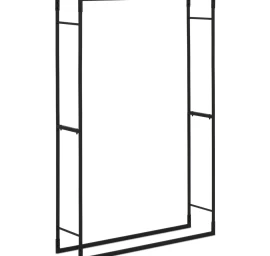 Stačiakampio Formos Metalinis Malkų Stovas Loft Iki 45 Kg 100 X 25 X 150 Cm