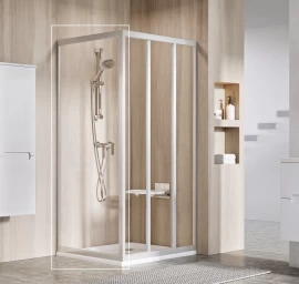 Stacionari sienelė Ravak Supernova APSS 75 198, satinas+stiklas Transparent 94030UR2Z1