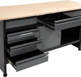 Stalas įrankių dirbtuvėms | varstotas | 1700 x 600 mm (58456)