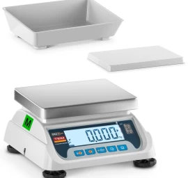 Stalo Svarstyklės 2 Platformos Rs232 Sąsaja 6 Kg / 2g Lcd M Legalizacija
