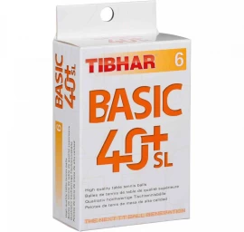 Stalo teniso kamuoliukai Tibhar BASIC 40+ SL (6vnt)