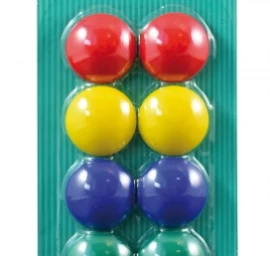 Stanger Spalvoti magnetai 8 vnt. rinkinys 73002