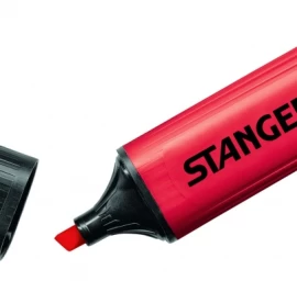Stanger Teksto žymeklis 1-5 mm, raudonas, pakuotėje 10 vnt. 180003000