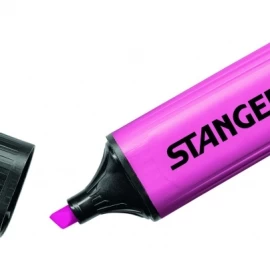 Stanger Teksto žymeklis 1-5 mm, rožinis, pakuotėje 10 vnt. 180004000