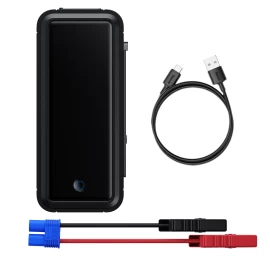 Starteris Variklio Užvedimui 3000a 12v Powerbank Usb-c / Ec8 / Dc - Pilkas