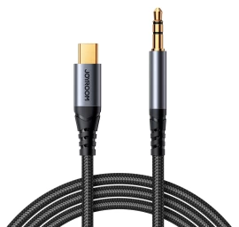 Stereofoninio Telefono Garso Kabelis Aux 3,5 Mm Mini Lizdas - Usb-c 1,2 M Juodas