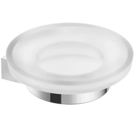 Stiklinė muilinė su laikikliu Jika Pure, chromas H3833B10040001