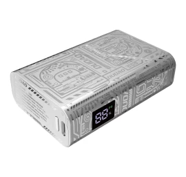 Stilingas 10000 Mah Usb-a / Usb-c 22,5 W Sidabrinės Spalvos Maitinimo Blokas