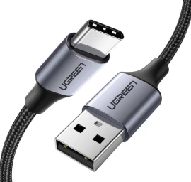 Stiprus Pintas Usb - Usb-c Qc 3.0 3a 2 M Pilkos Spalvos Kabelis
