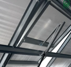 Stoglangis šiltnamiui KLASIKA HOUSE su automatiniu atidarytuvu ir danga 6mm