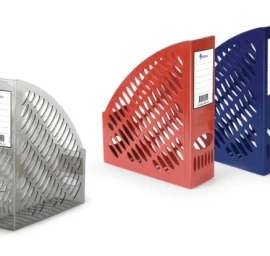 Stovas dokumentams Forpus, 7cm, juodas, plastikinis