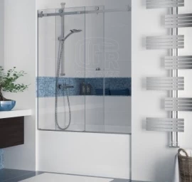 Stumdoma vonios sienelė Griubner RS-V1 180 cm dešininė