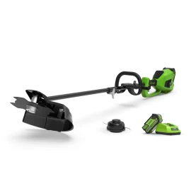 STYGINĖ ŽOLIAPJOVĖ IR KRŪMAPJOVĖ VIENAME Greenworks GD40BCK4