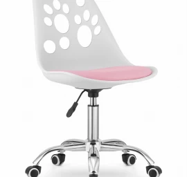 Sukamoji Kėdė Print - Balta Ir Rožinė