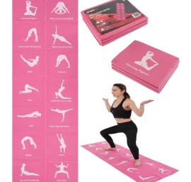 Sulankstomas Jogos Kilimėlis 1700x600x5mm Red Enero Fit