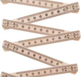 Sulankstomas metras plastikinis | 10 segmentų | 1 m (2054)