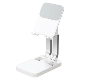 Sulankstomas Telefono Stovas Planšetiniams Kompiuteriams Iki 12,9&#039;&#039;, Baltas