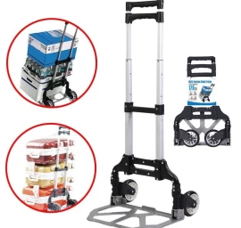 Sulankstomas teleskopinis transportavimo vežimėlis RA-60A | 1050x420x420MM | 70KG
