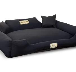 šunų Gultas Kingdog 115x95 Cm Personalizuotas Nuimamas Nuo Slydimo Juodas