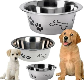 šunų Ir Kačių Dubenėlis Iš Nerūdijančio Plieno 21 Cm