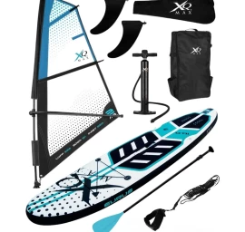 Sup 150kg Surf Draft 320x76x15cm Su Burėmis Mėlyna